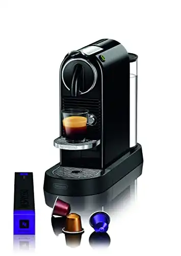 Nespresso Citiz EN167.B, Macchina da Caff&egrave; di De'Longhi, Sistema Capsule Nespresso, Serbatoio acqua 1L, Colore Limousine Black