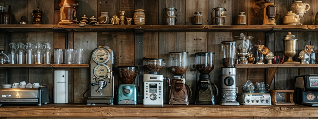 Macchina Caffè Vintage 1 una macchina del caffhttps://macchinedelcaffe.com/ vintage su un bancone